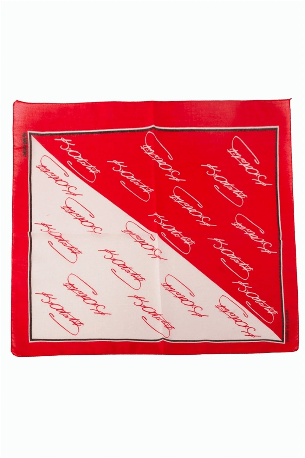 Atatürk İmzalı Desenli Bandana 50*50