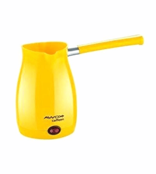Awox Caffeen  Sarı  Elektrikli Cezve  Türk Kahvesi  Makinesi  Plastik   Çift Ağız   0.4lt - 5 Fincan   1000w Bx40