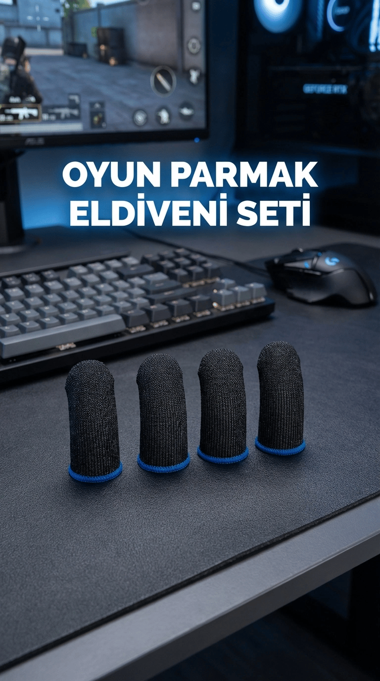 Ayarlanabilir Oyuncu Parmak Eldiveni Hassas Kontrol ve Konfor Sunar