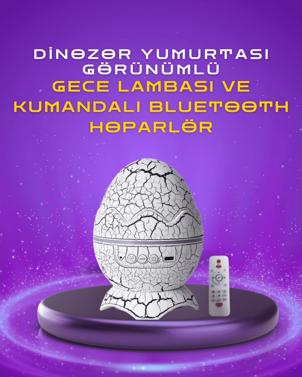 Ayarlanabilir Parlaklık ve Sis Efektli Atmosfer Lambası