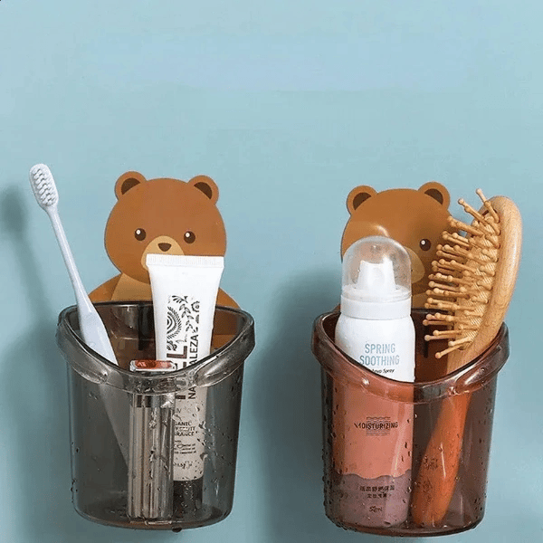 Ayı Figürlü Plastik Organizer