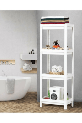 BEYAZ DİKDÖRTGEN RAF ÜNİTESİ PLASTİK (3936)