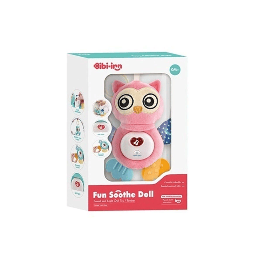 BIB6008 -Vardem Işıklı Ve Sesli Bebek Baykuşu