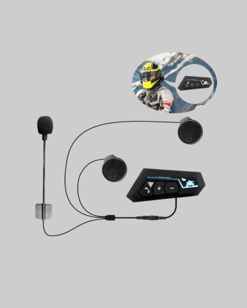 BT22 Kask İçi Bluetooth Kulaklık Hızlı Eşleşme ve Gürültü Önleyici Mikrofon Yeni Nesil