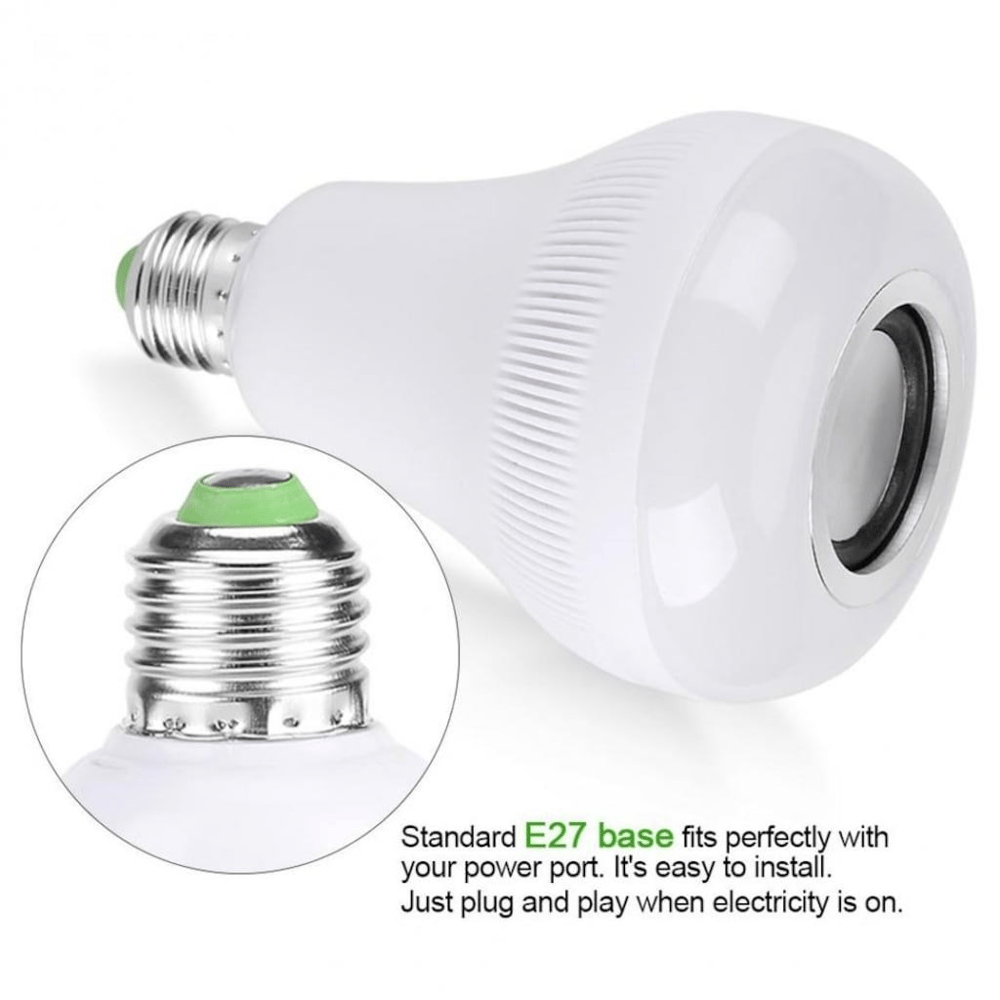 BUFFER® Kumandalı Bluetooth Hoparlör Ampul LD-37