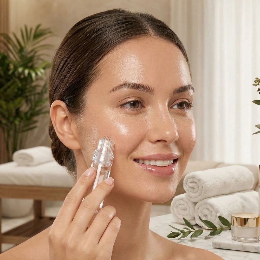 BUFFER® Mikro İğne 64’lü Cilt Bakım Serumu – Yüz ve Boyun için Anti-Aging, Gözenek Sıkılaştırıcı Serum