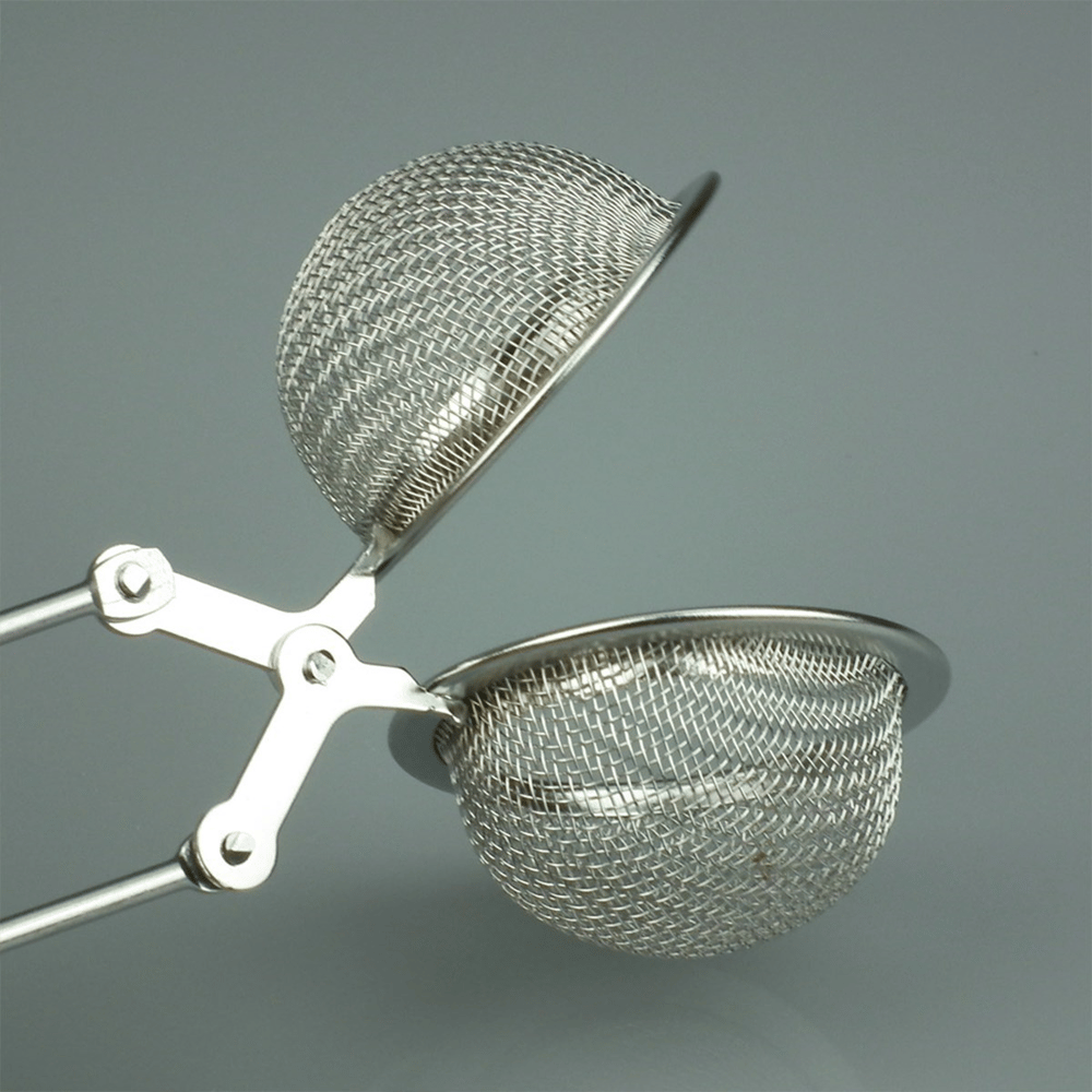 BUFFER® Paslanmaz Metal Pratik Kolay Bitki Çayı Demleme Süzgeci Aparatı