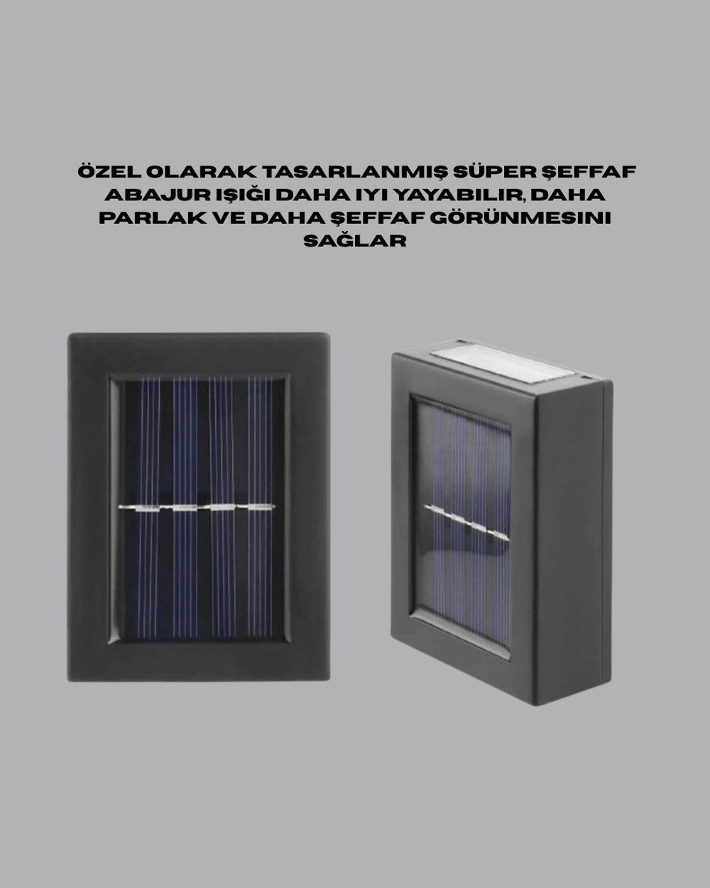 Bahçe ve Balkon İçin Güneş Enerjili Lamba