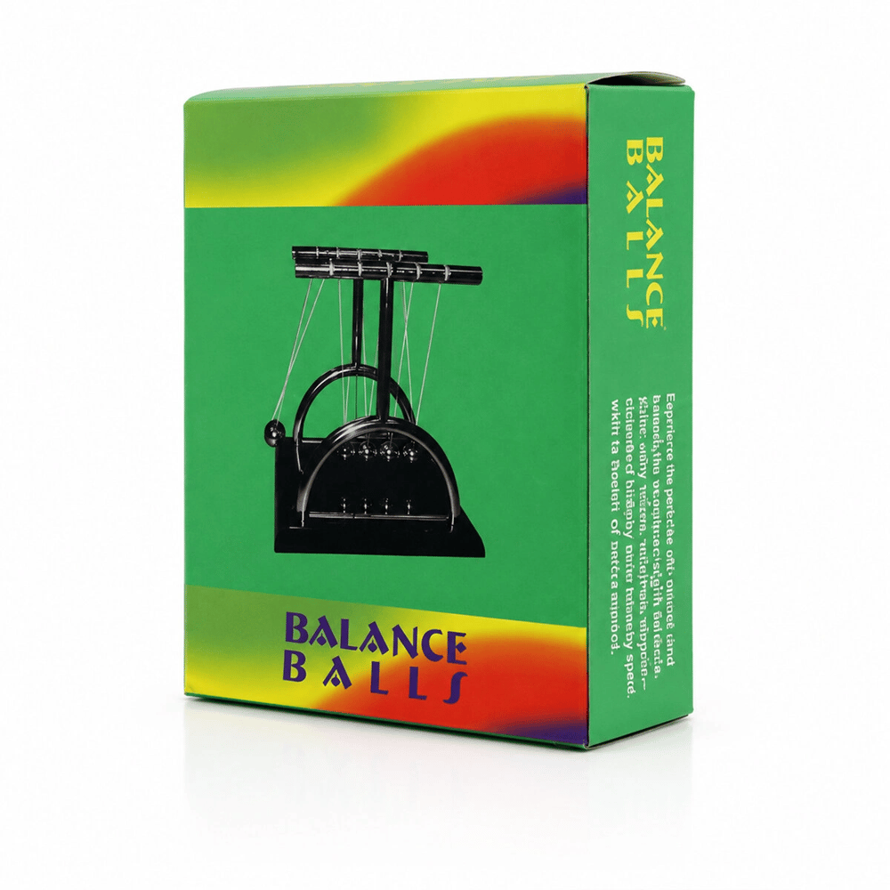 Balance Balls Orta Newton - Metal Denge Topları Masa Üstü Bx40
