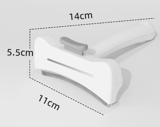 Basmalı Metal Uçlu Evcil Hayvan Tüy Toplama Tarağı  Cm-586 Bx40