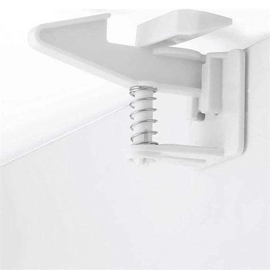 Bebek Çocuk Güvenliği Korumalı Yapışkan Çekmece Ve Dolap İçin Tutucu Gizli Güvenlik Kilidi Bx40