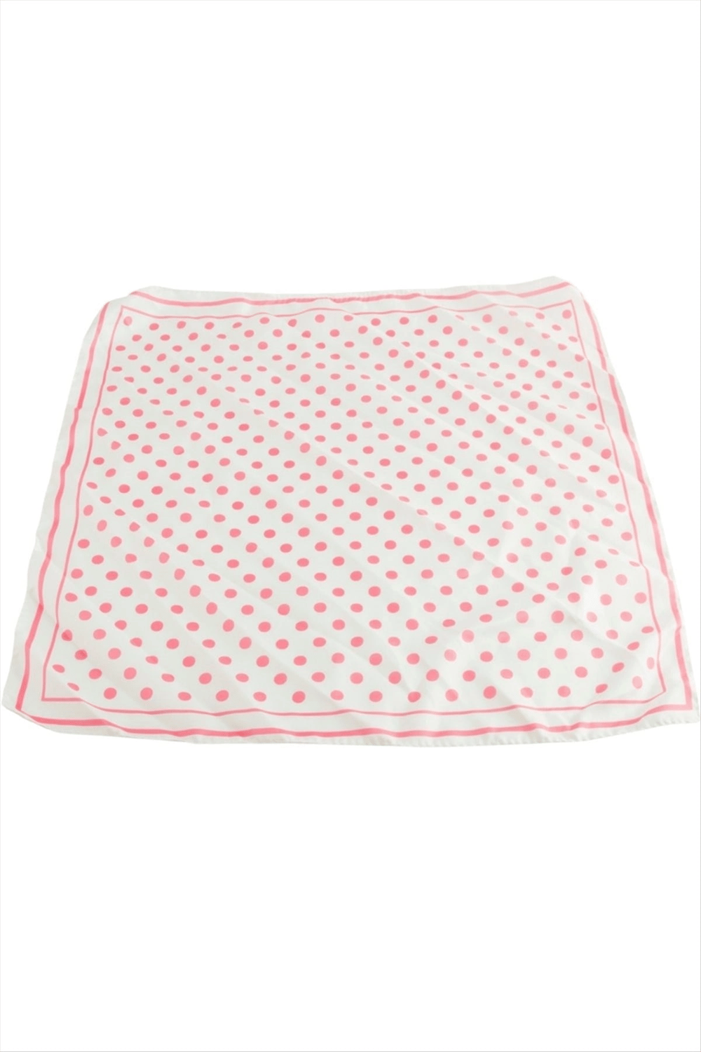 Benekli Desenli Zr Saten Fular 50*50 cm