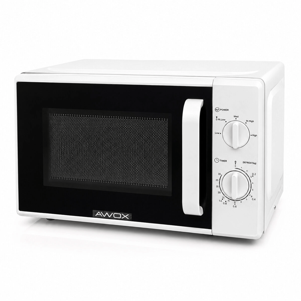 Beyaz Mikrodalga Fırın - Klasik Ön Panel - 20 Litre Kapasite
