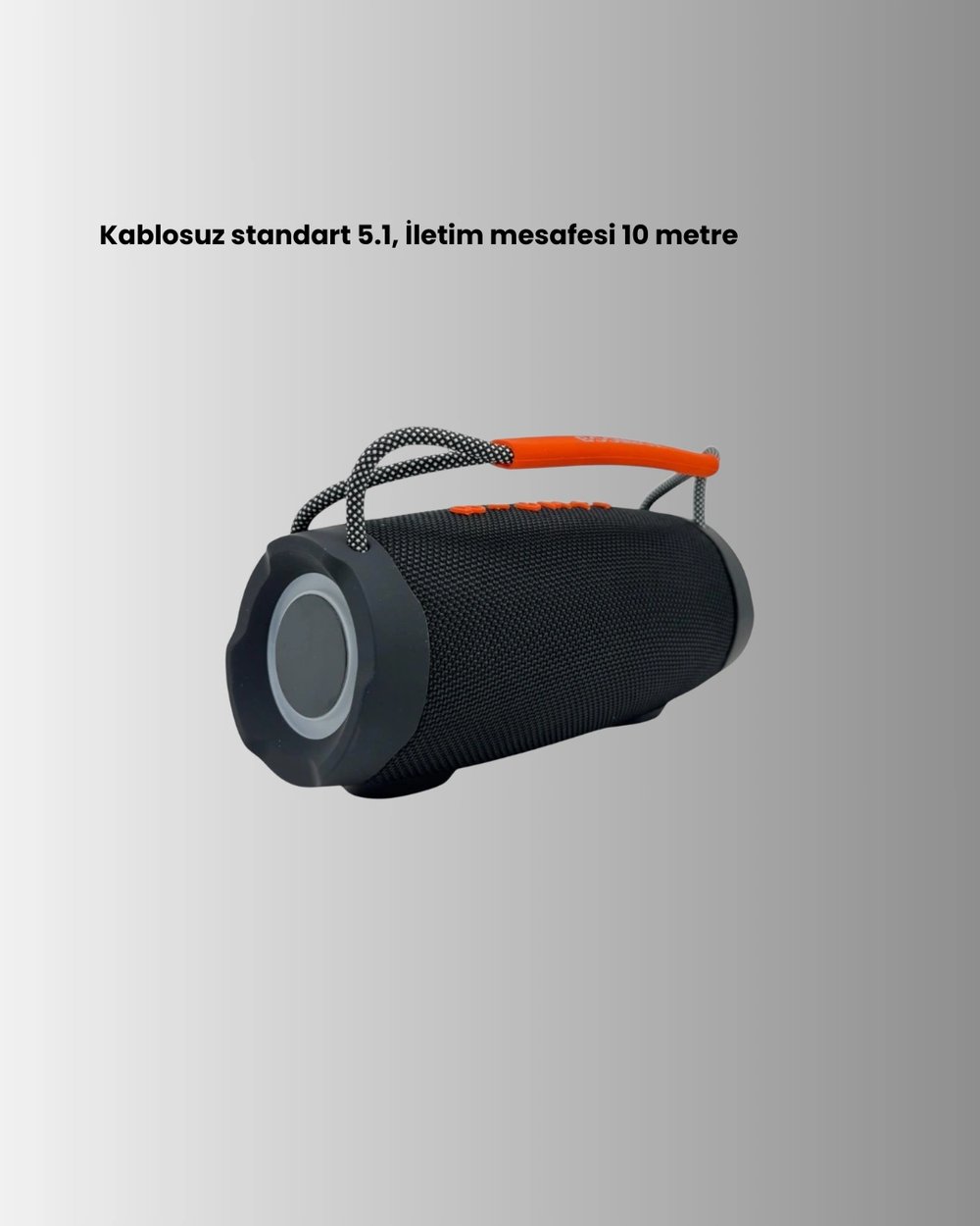 Bluetooth 5.1 Kablosuz Hoparlör Derin Bas RGB Işıklı Yeni Nesil