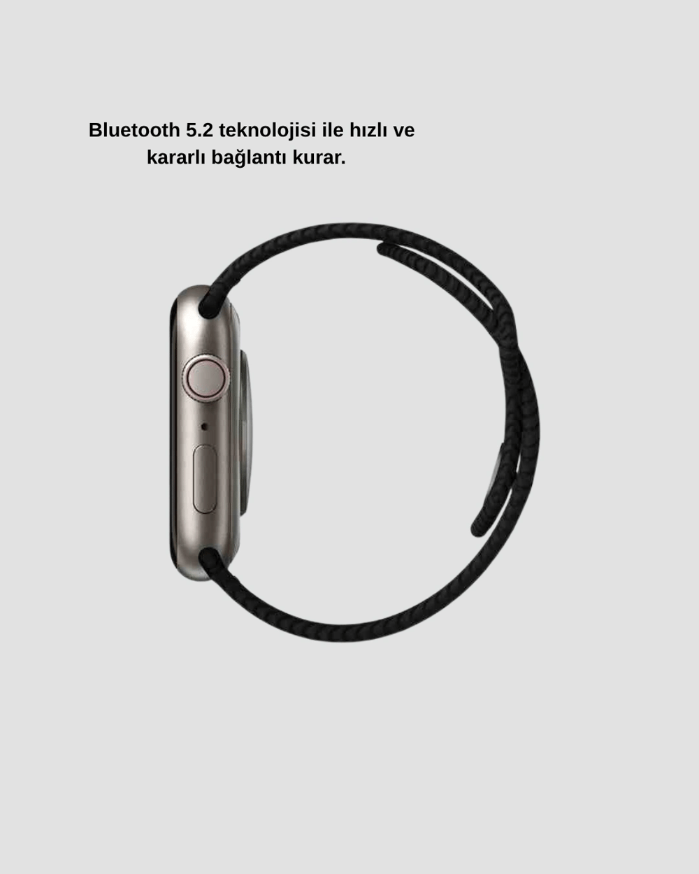 Bluetooth 5.2 Akıllı Saat Kablosuz Şarjlı Sesli Asistanlı 420 mAh Günlük Kullanım