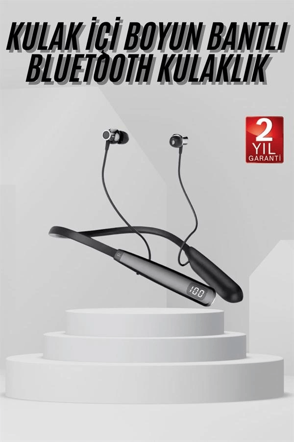 Bluetooth 5.3 Boyun Askılı Kulaklık Düşük Gecikmeli Manyetik Tasarım