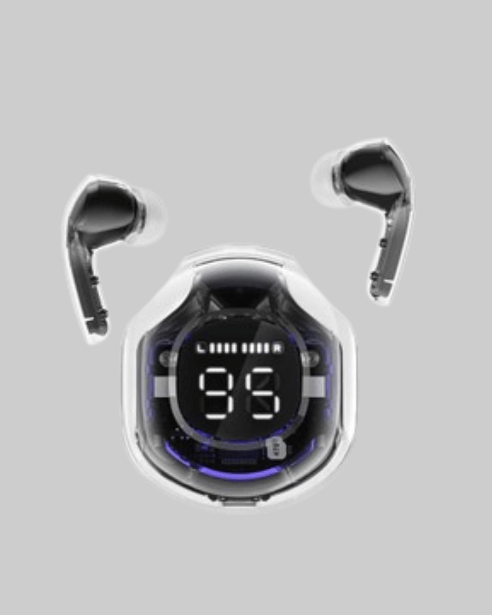 Bluetooth 5.3 Kablosuz Kulaklık HiFi Stereo ve Ekstra Bass Dijital Ekranlı