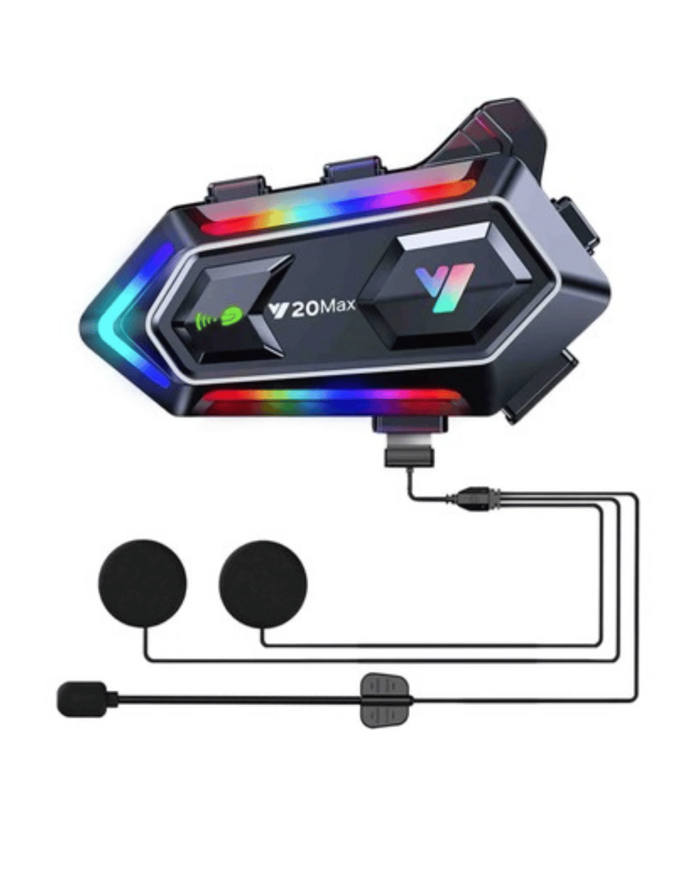 Bluetooth 5.3 Motosiklet Kask Intercom Gürültü Engelleyici Su Geçirmez Kulaklık
