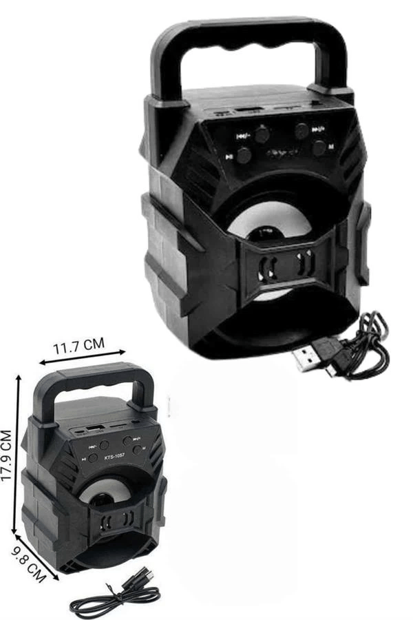 Bluetooth Hoparlör Android ve İOS Uyumlu Ses Bombası USB Girişli Taşınabilir