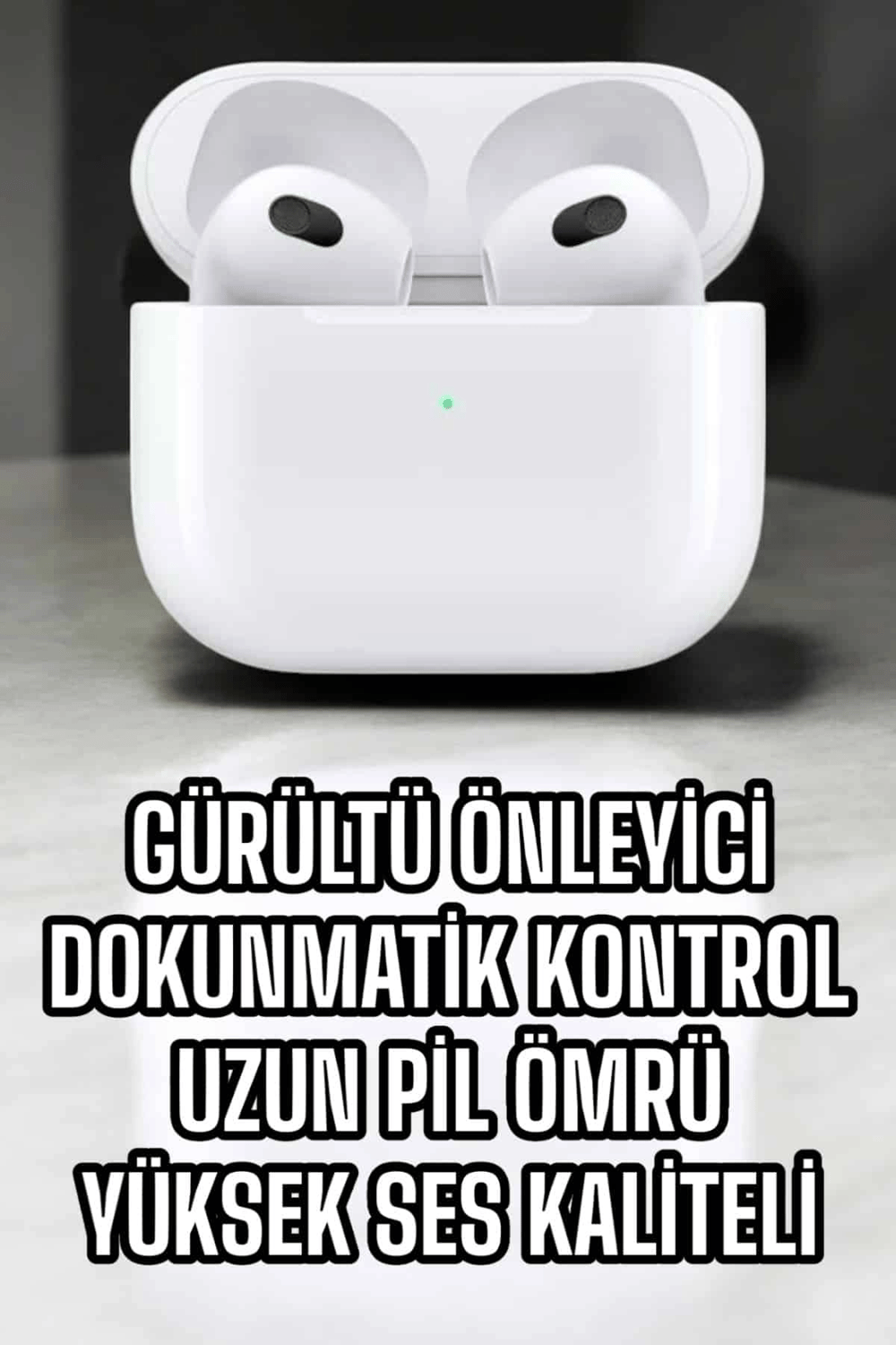 Bluetooth Kulaklık 3.Nesil Kablosuz Uzun Pil Ömrü Dokunmatik Kontrol