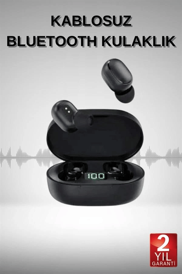 Bluetooth Kulaklık Dijital Göstergeli Yüksek Ses Kaliteli Uzun Pil Ömrü