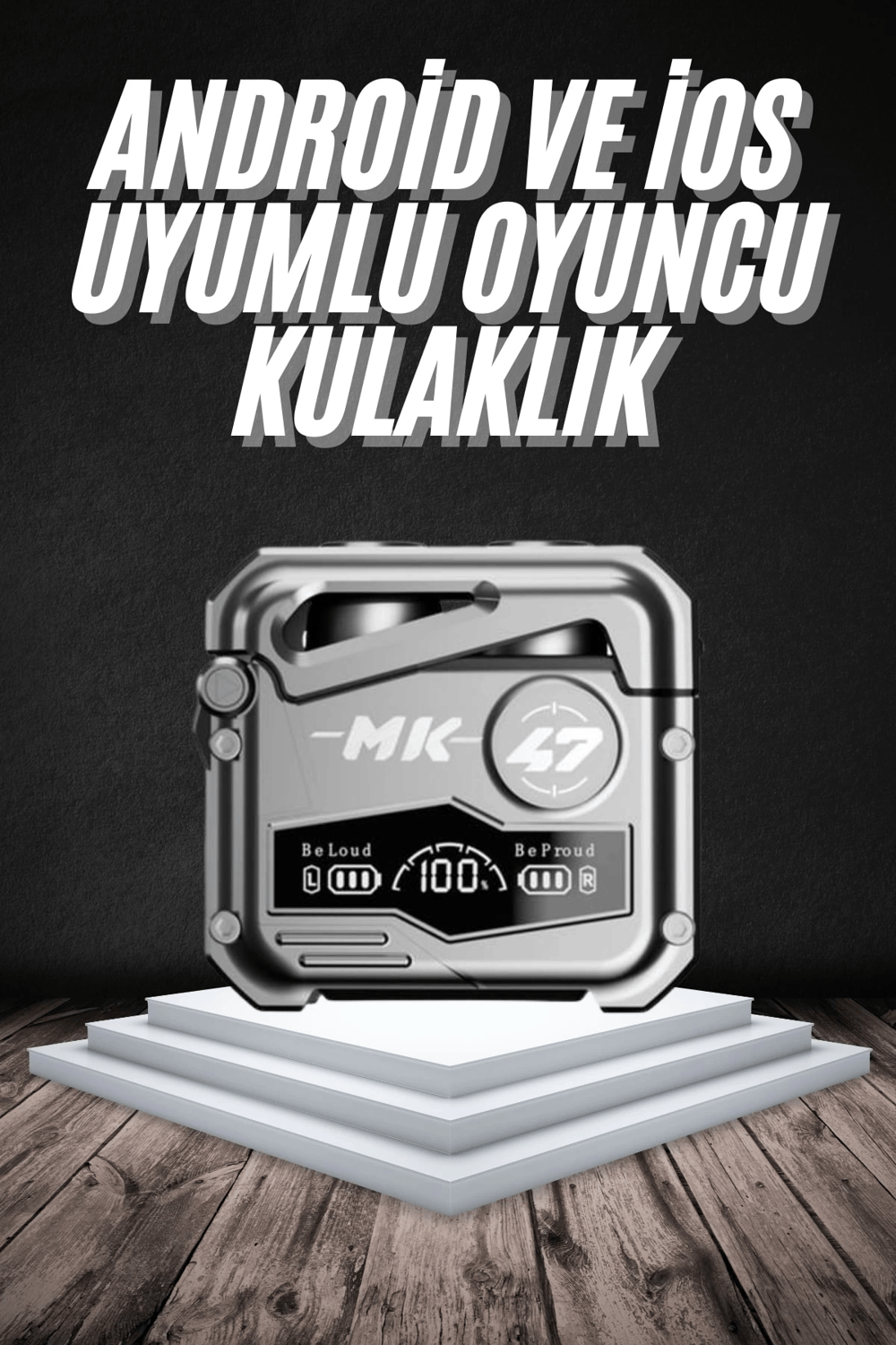 Bluetooth Kulaklık Dokunmatik Kontrol Tws kablosuz kulaklık Hi-fi Stereo