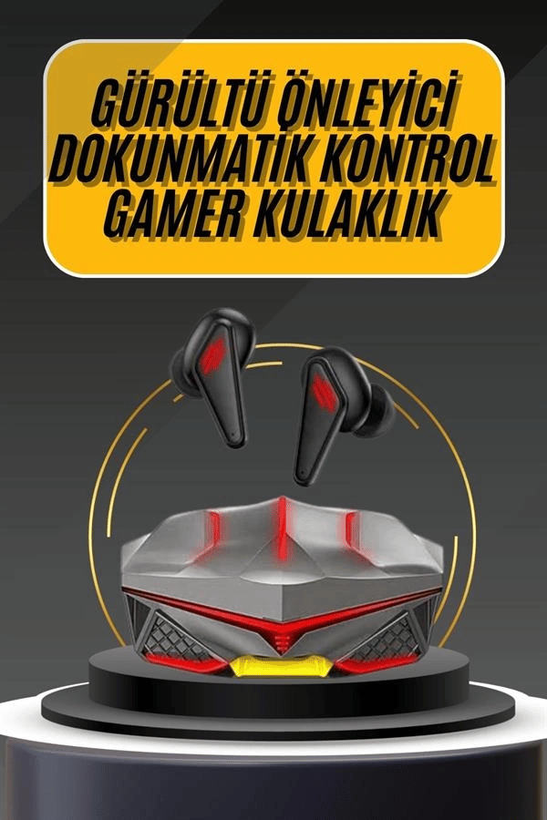 Bluetooth Kulaklık HD Ses Kaliteli Işıklı Metal Kasa Ios Android Uyumlu Mikrofonlu
