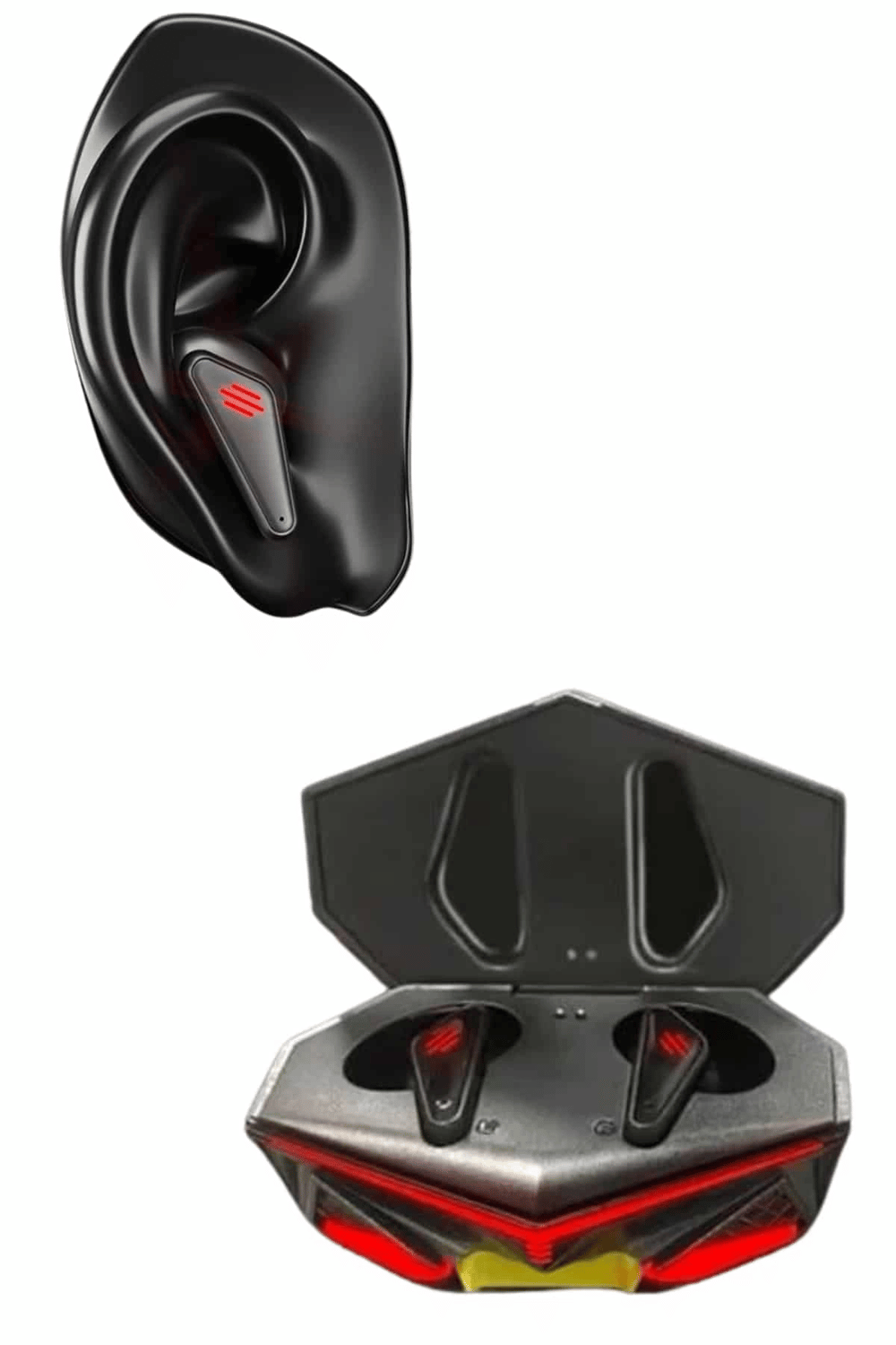 Bluetooth Kulaklık HD Ses Kaliteli Işıklı Metal Kasa Ios Android Uyumlu Mikrofonlu