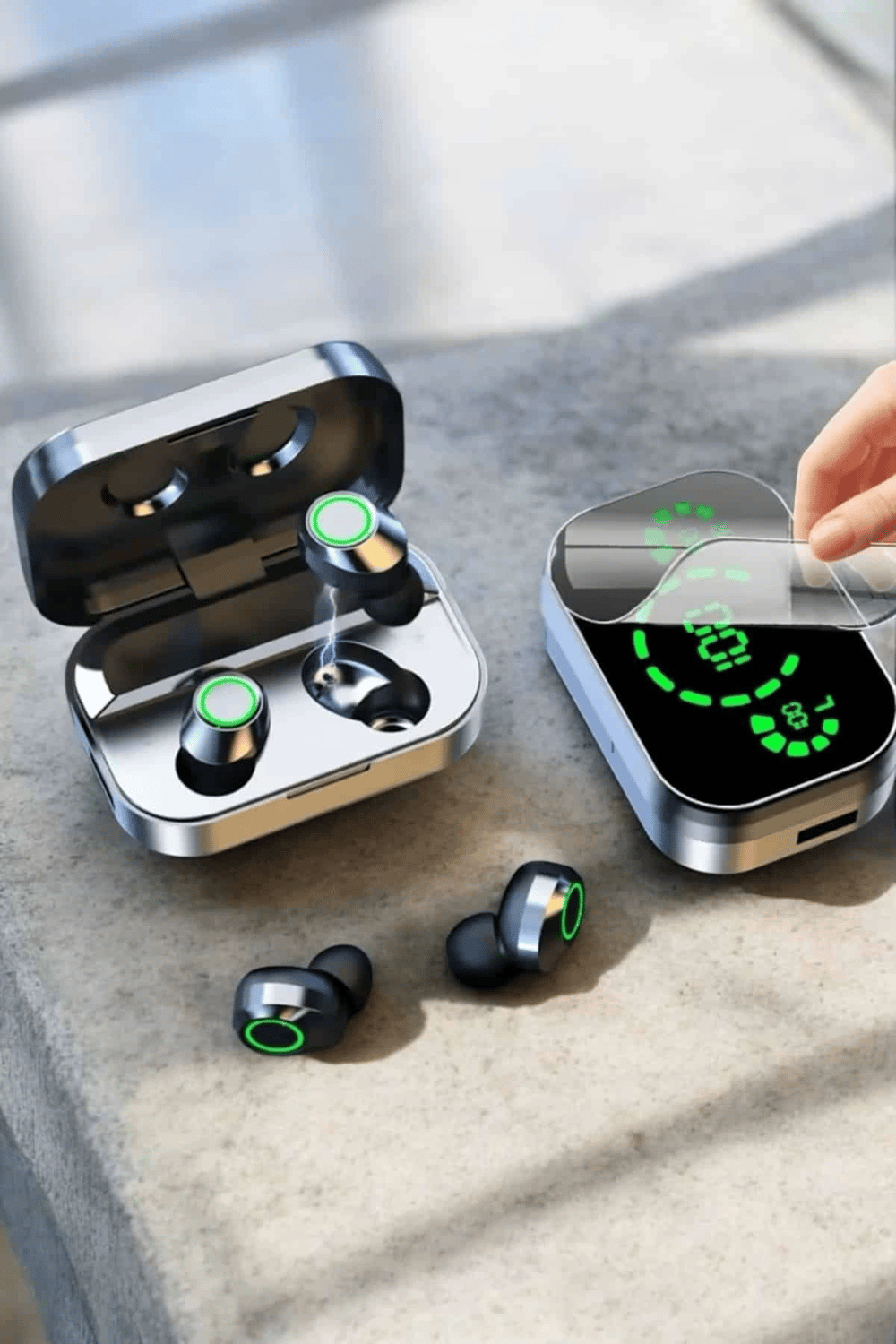 Bluetooth Kulaklık Mikrofonlu Dokunmatik Kontrol ANC Özelliği