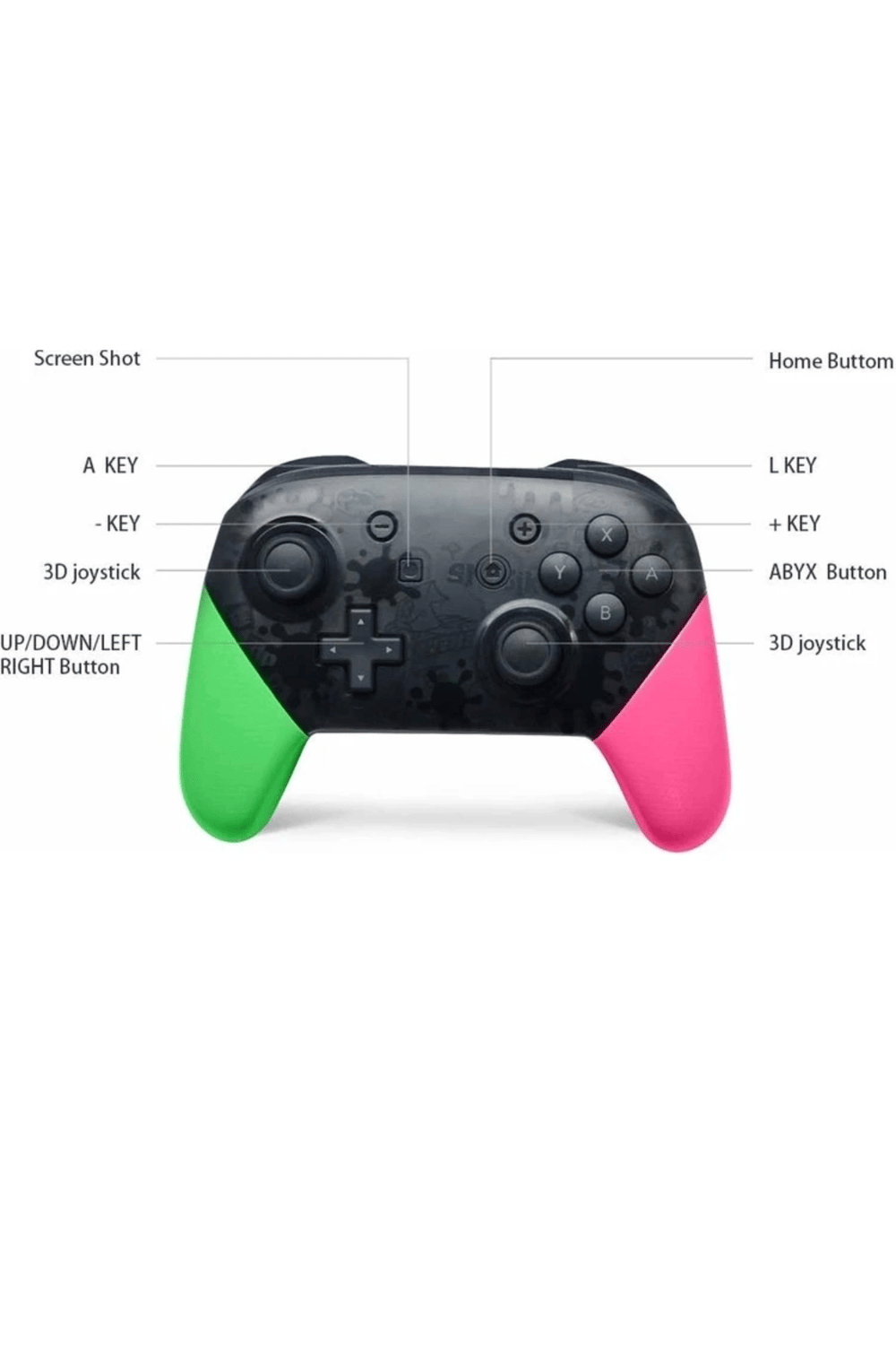Bluetooth bağlantılı pembe gamepad, Playstation 4 uyumlu, kablosuz oyun kolu - Elektronik