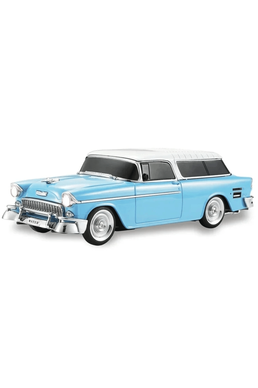 Bluetooth özellikli mavi nostaljik radyo hoparlör 10 watt FM radyo SD kart USB girişli