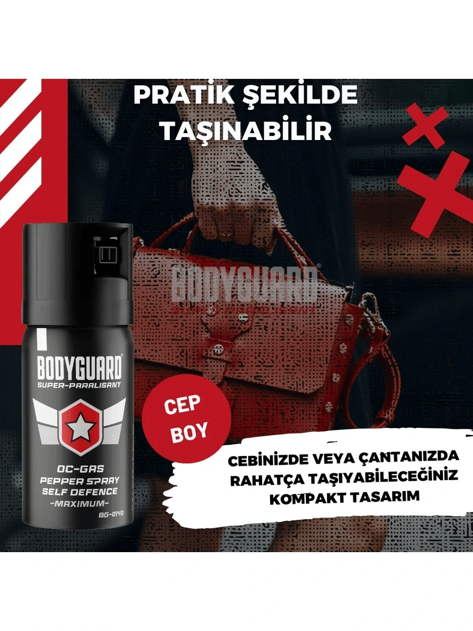 Bodyguard Biber Gazı Sprey 40ml Bodyguard (göz Yaşartıcı Sprey) Bx40