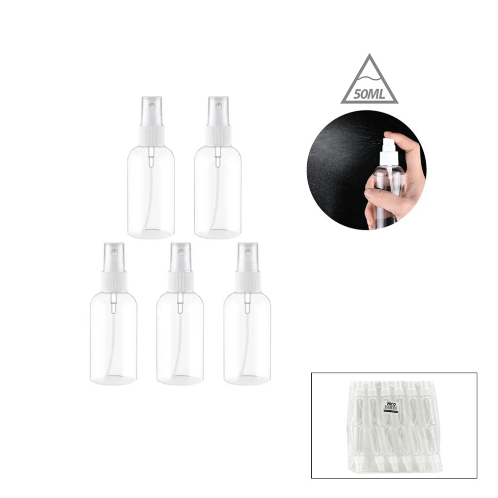 Boş Sprey Şişesi - Plastik - 50 ml - Şeffaf