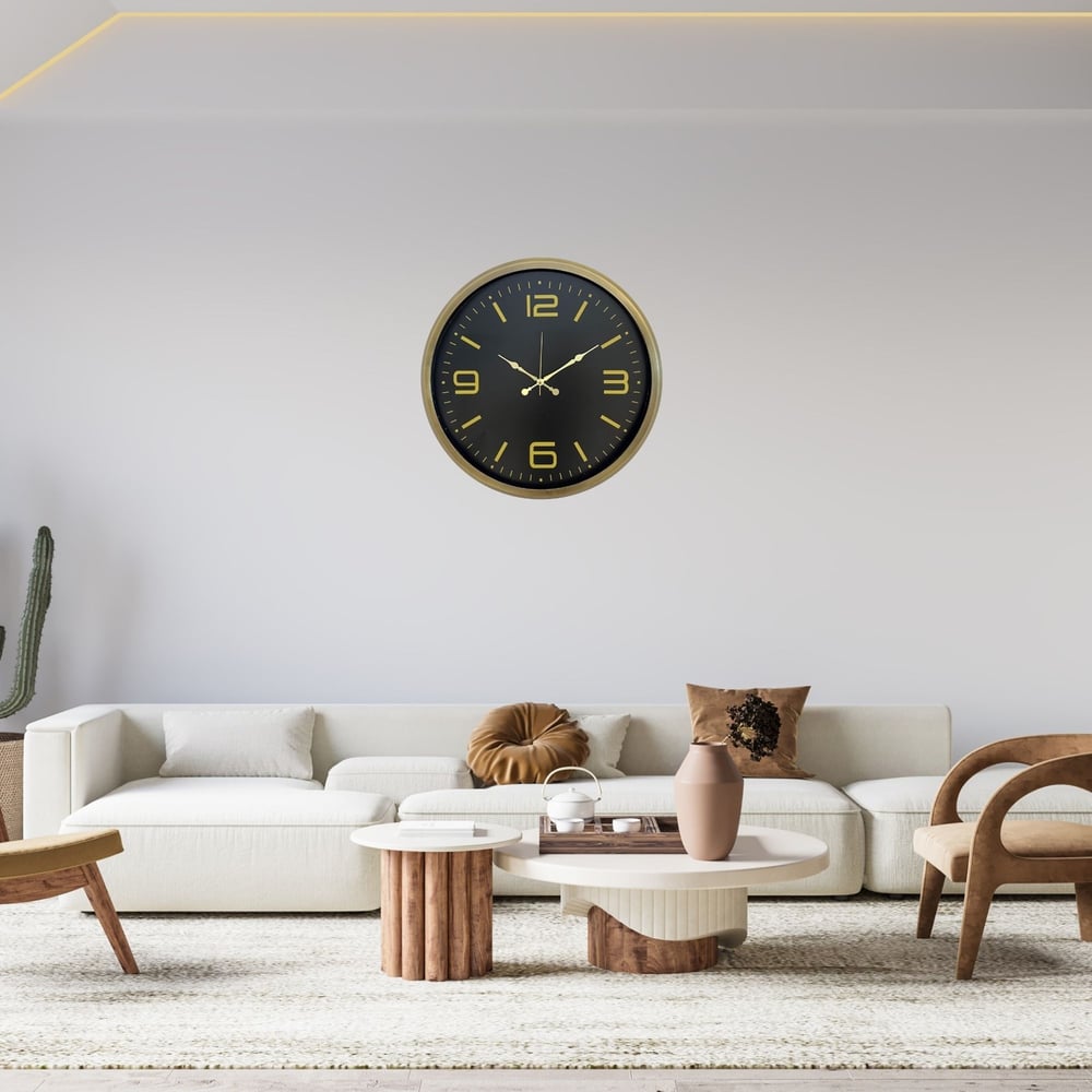 Bronze Prestij 52 x 52 Cm Duvar Saati