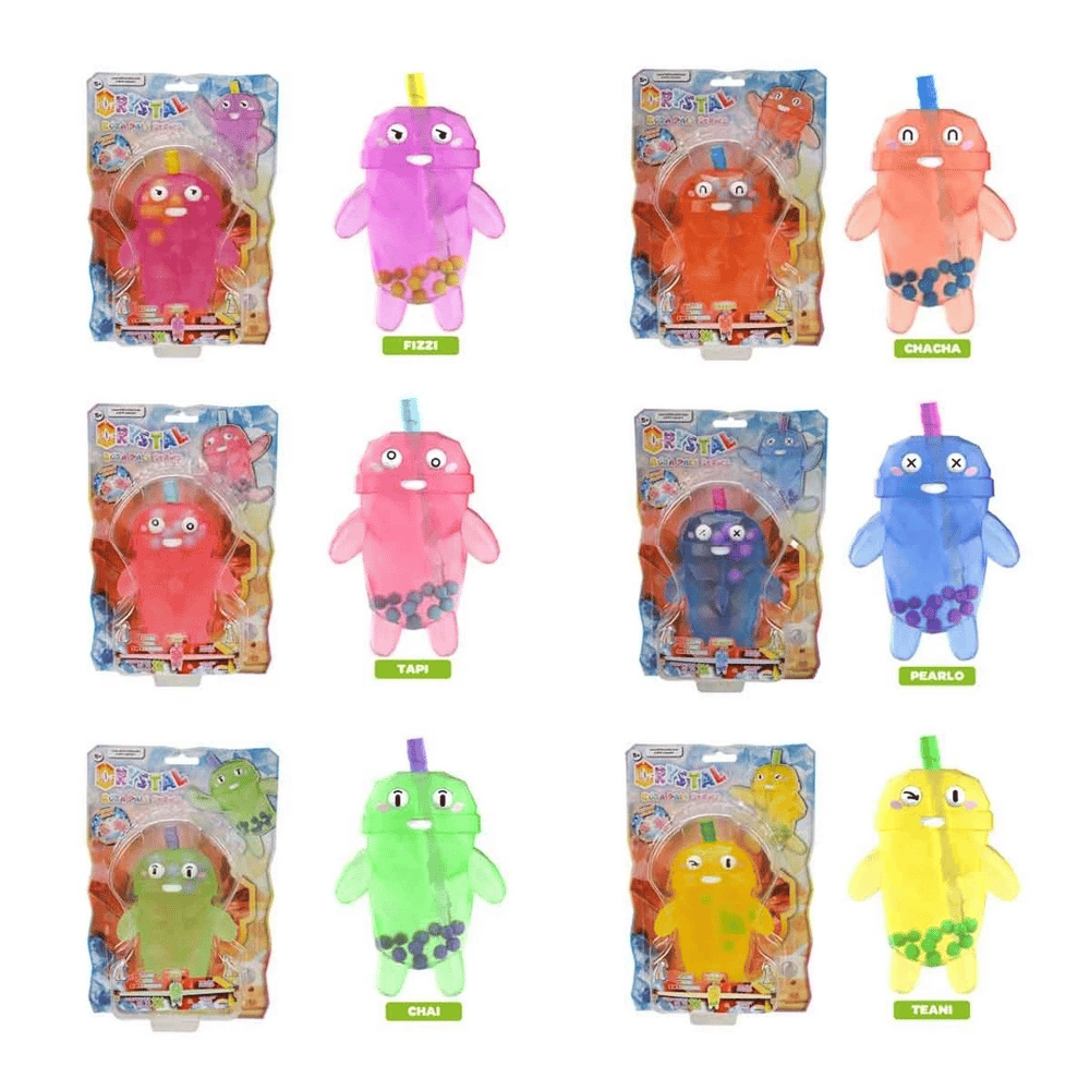 Bubble Tea Crystal Boba Pals Serisi 14 cm - 1 Adet Stokta Olan Gönderilir