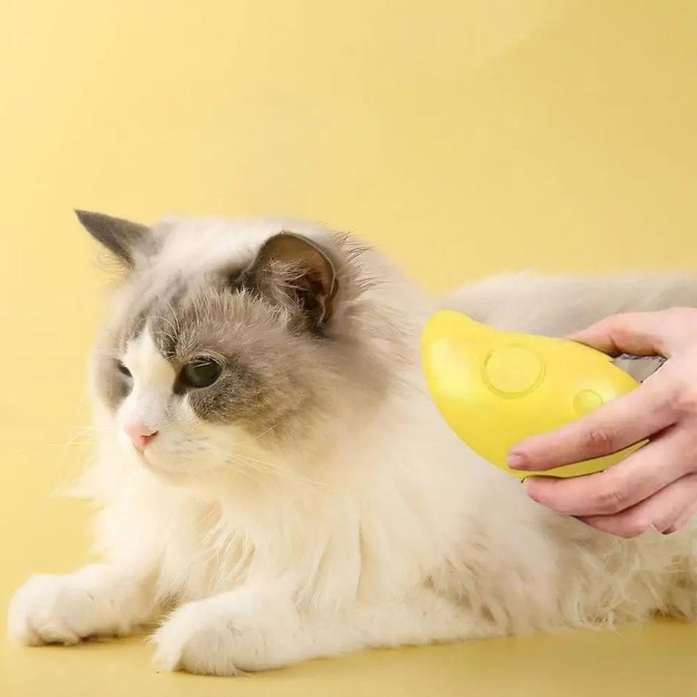 Buharlı Yumuşak Silikon Uçlu Kedi & Köpek Tüy Tarama Tarağı Yıkama Fırçası (3936)