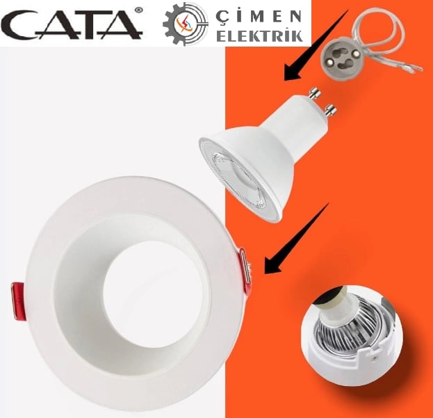 CATA CT 5040 Beyaz Spot Kasası