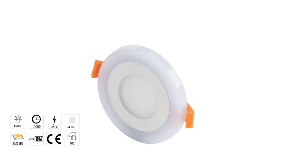 CATA CT 5150 7W 6400K Beyaz-Mavi Işık Okyanus Led Spot Armatür