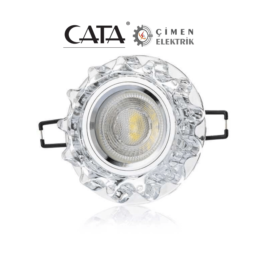 CATA CT 6595 Kristal Cam Led Spot Kasası
