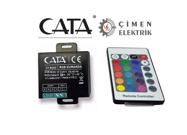 CATA CT 9147 18A - 216W Rgb Led Kumandası