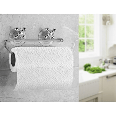 ÇİFT VANTUZ ASKILI KÖŞELİ AÇIK - METAL KAĞIT HAVLULUK (3936)