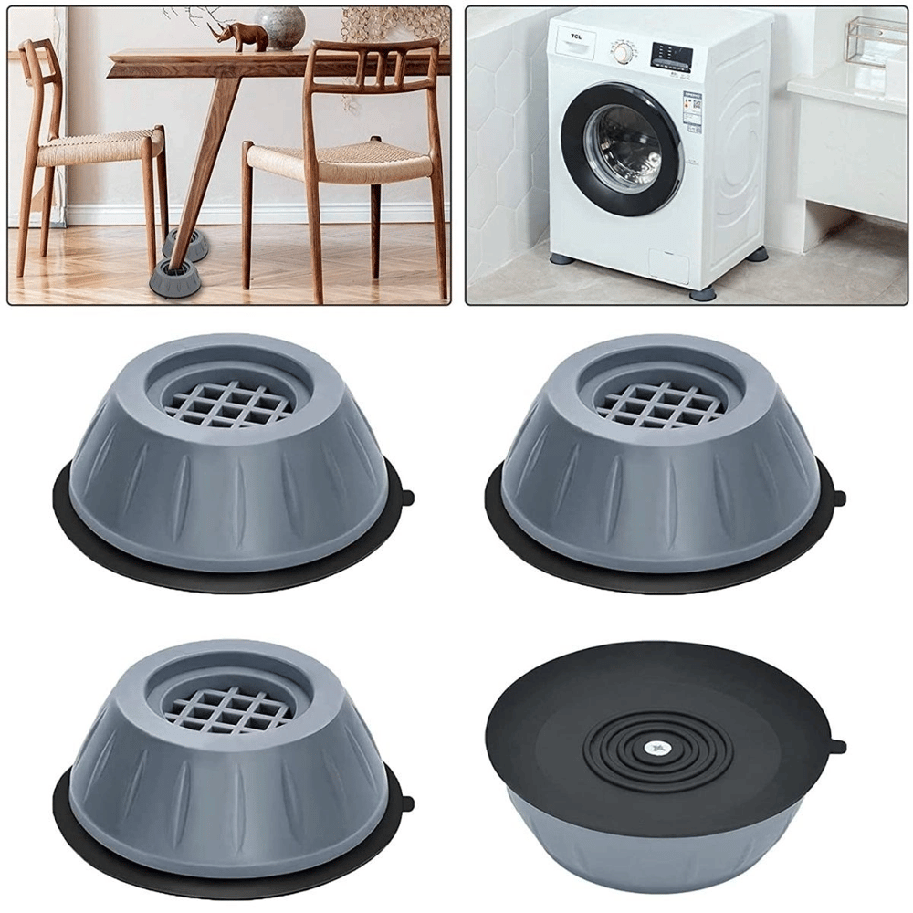 Çamaşır Makinesi Sarsıntı Titreşim Ses Önleyici Kaydırmaz Ayak 4lü Set Bx40