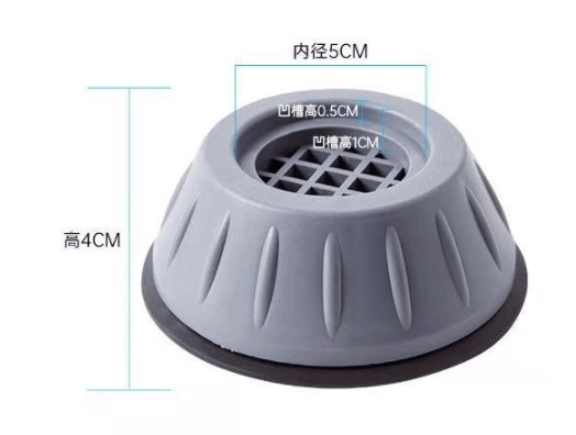 Çamaşır Makinesi Titreşim Engelleyici Stoper Gri 4 Lü Set Bx40