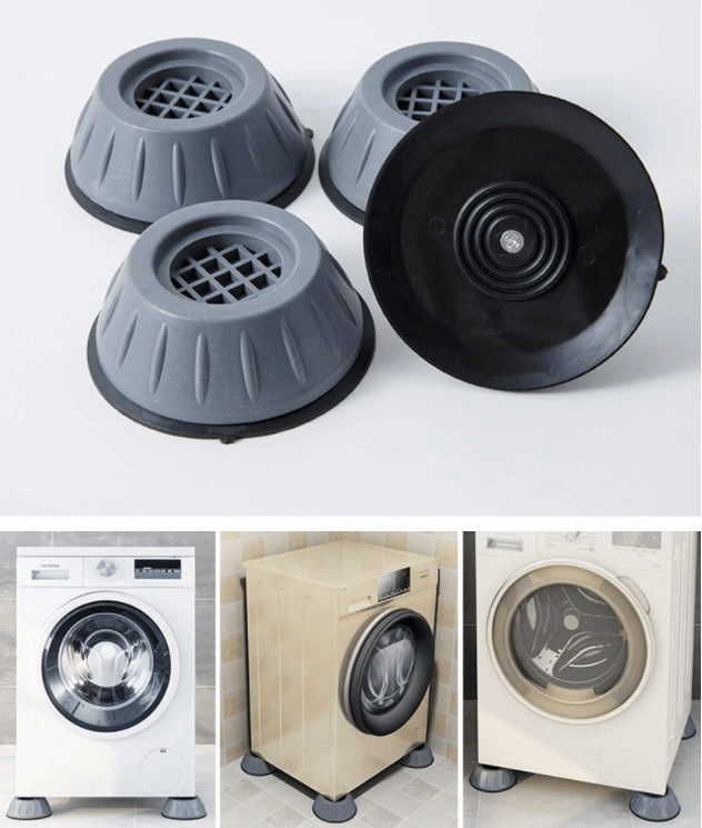 Çamaşır Makinesi Titreşim Engelleyici Stoper Gri 4 Lü Set Bx40