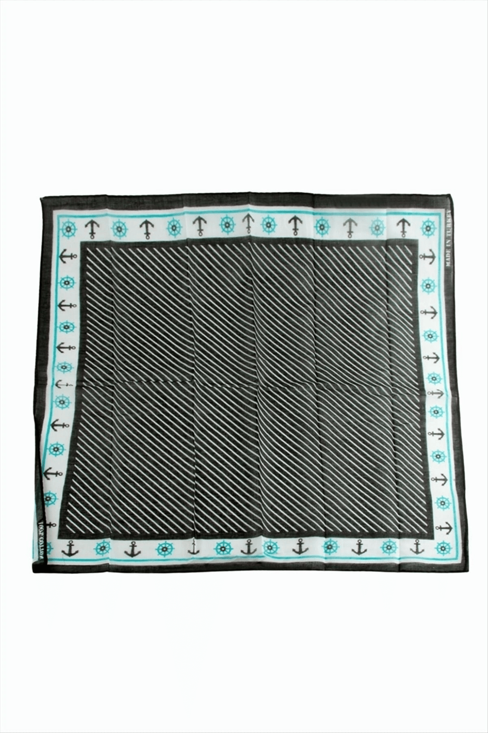 Çapa Dümen Desenli Bandana 50*50