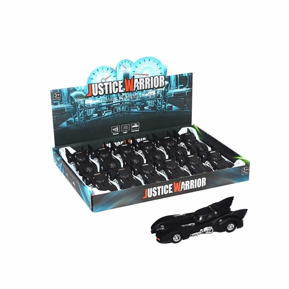 Çek Bırak Die Cast Metal Yarasa Araba