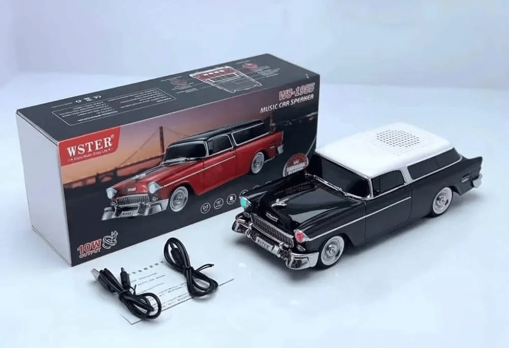 Chevrolet Ws-1955bt Belair 1955 Model Bluetooth Hoparlör Bx40