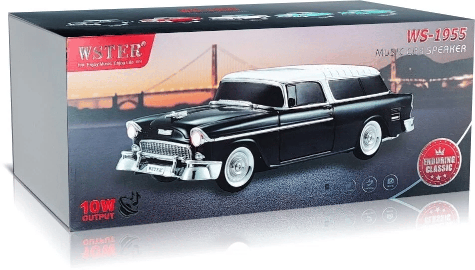 Chevrolet Ws-1955bt Belair 1955 Model Bluetooth Hoparlör Bx40