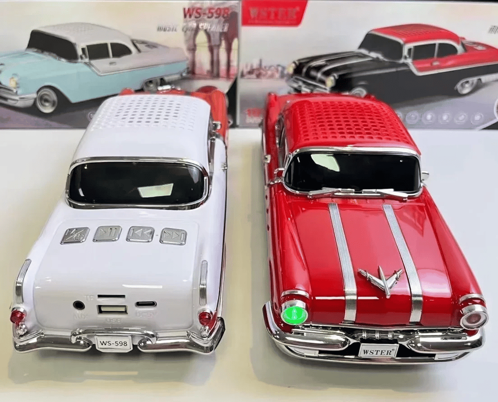 Chevrolet Ws-1955bt Belair 1955 Model Bluetooth Hoparlör Bx40