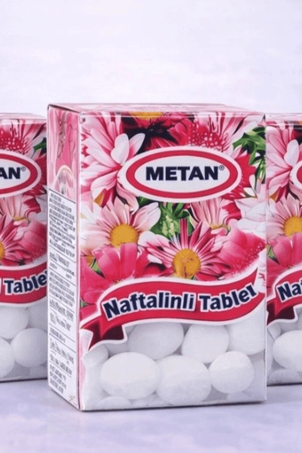 Çiçek Desenli Kutuda 6 Adet Naftalinli Tablet Güve Kovucu Dolap Çekmece Koruyucu BX-313584